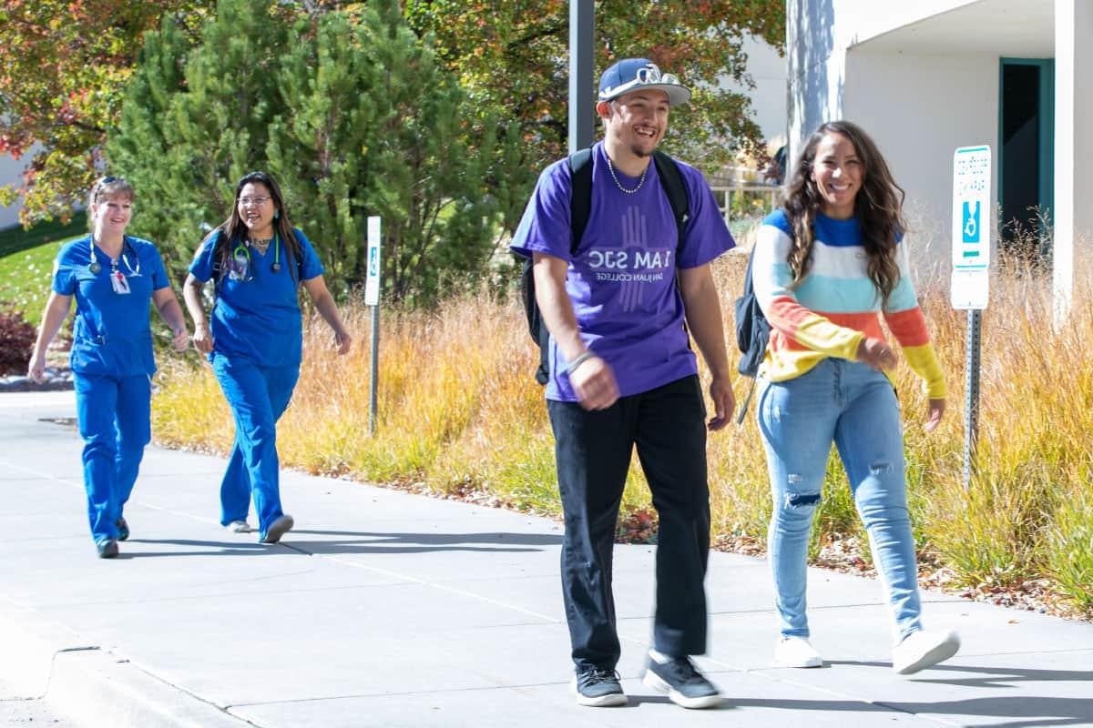 Four San Juan College Students Smiling