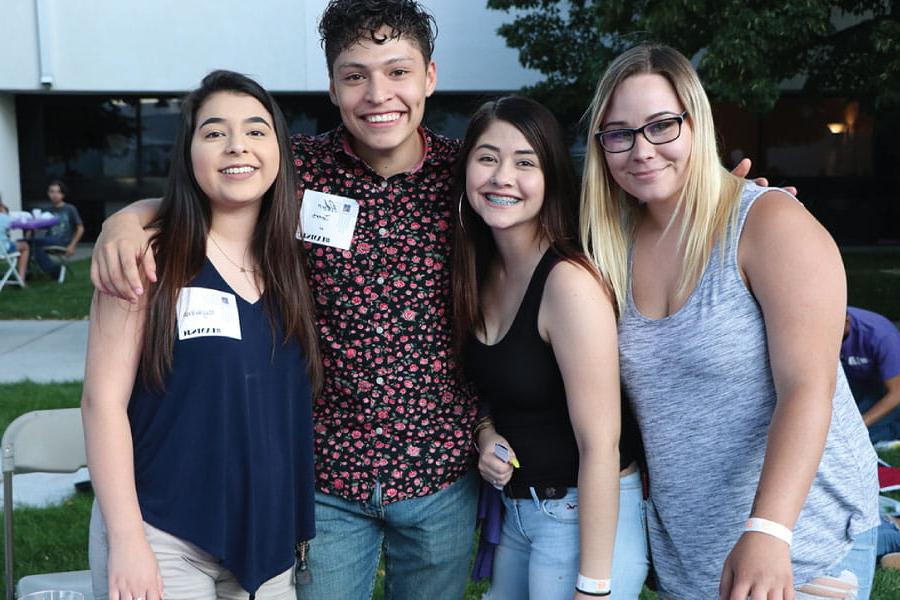 Four San Juan College Students Smiling